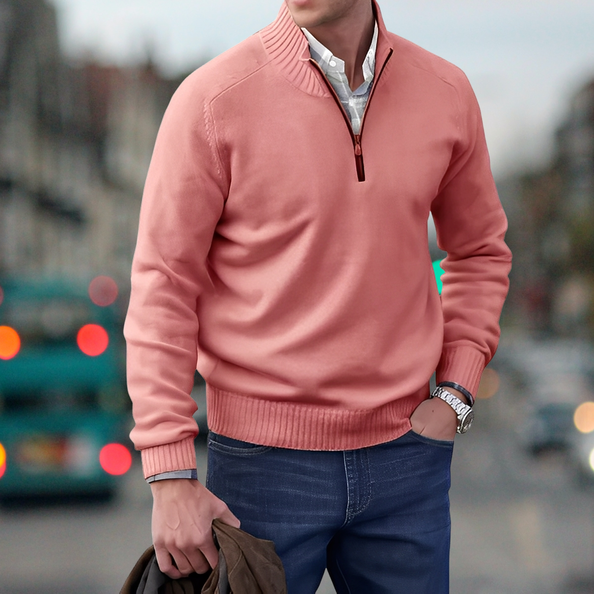 Adrian – Zipper-Pullover