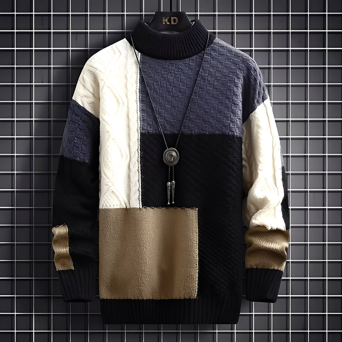 Eugene - Modischer, locker geschnittener Herrenpullover
