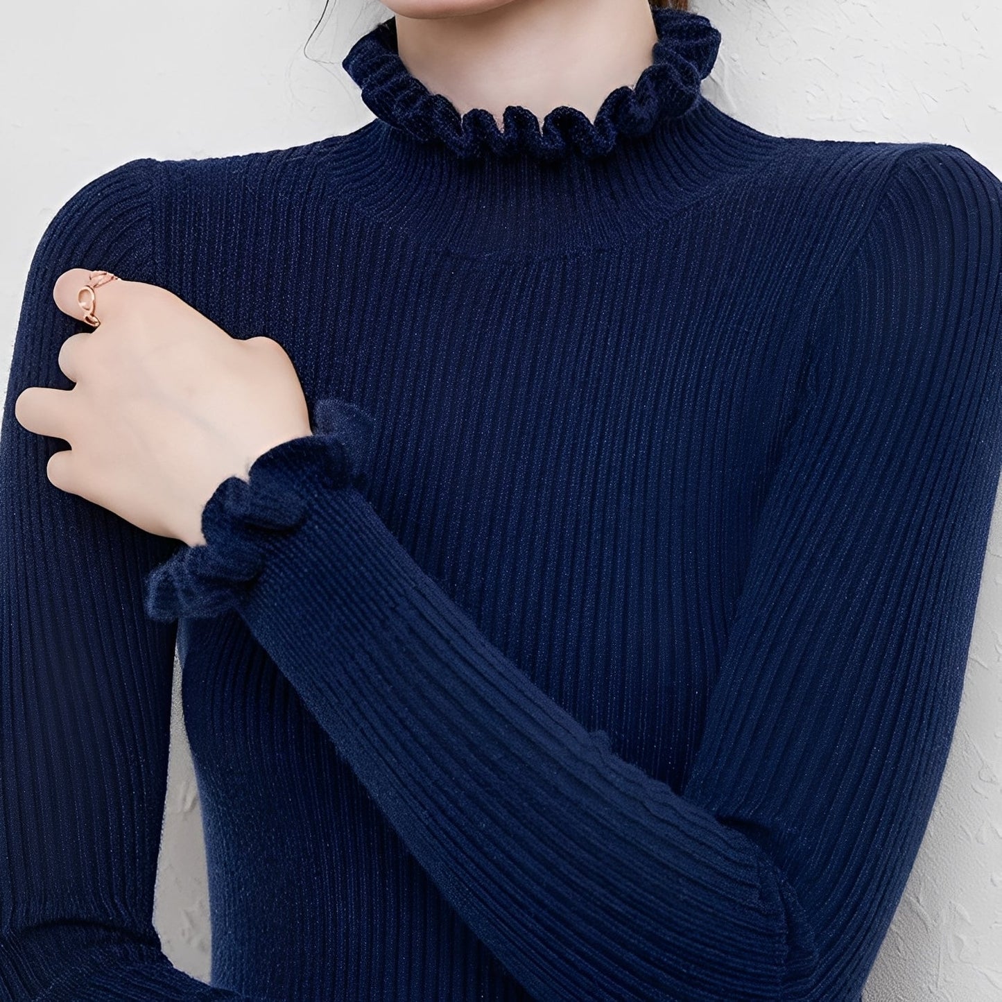 Keitha - Damen-Rollkragenpullover aus Kaschmir