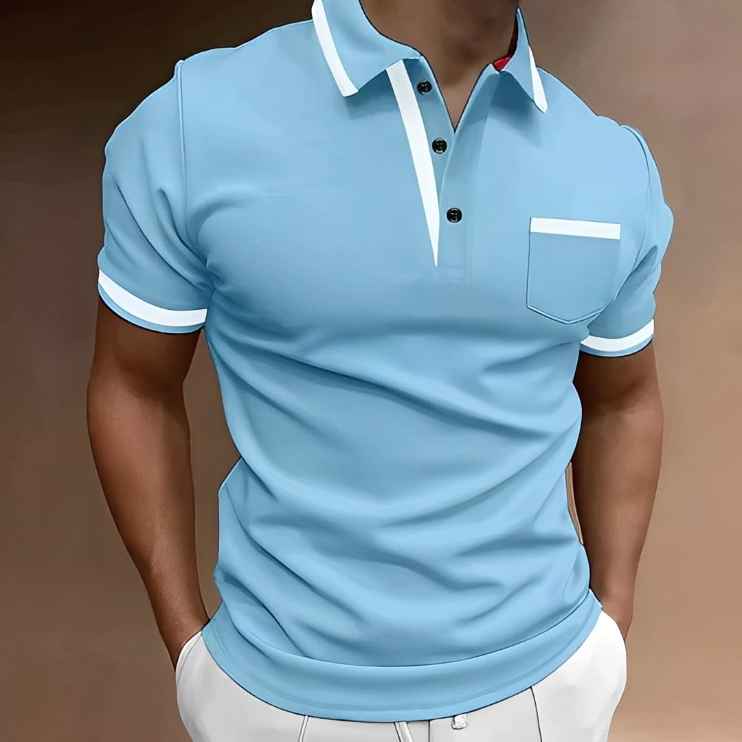 Callahan - Stilvolles Polo-Shirt mit Tasche für Männer