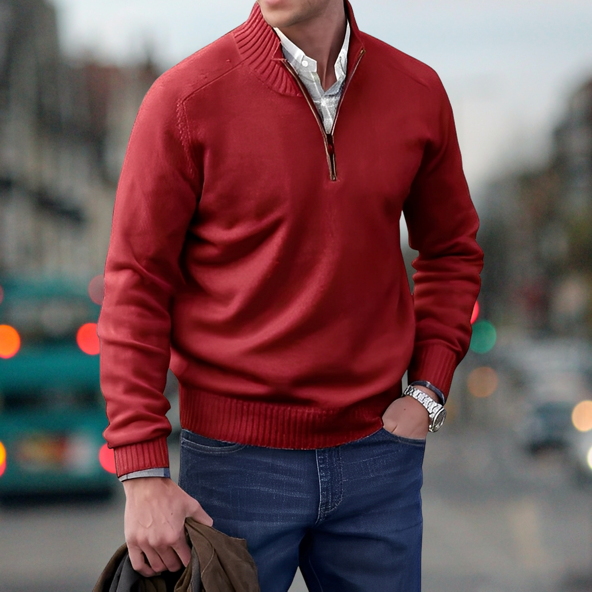 Adrian – Zipper-Pullover