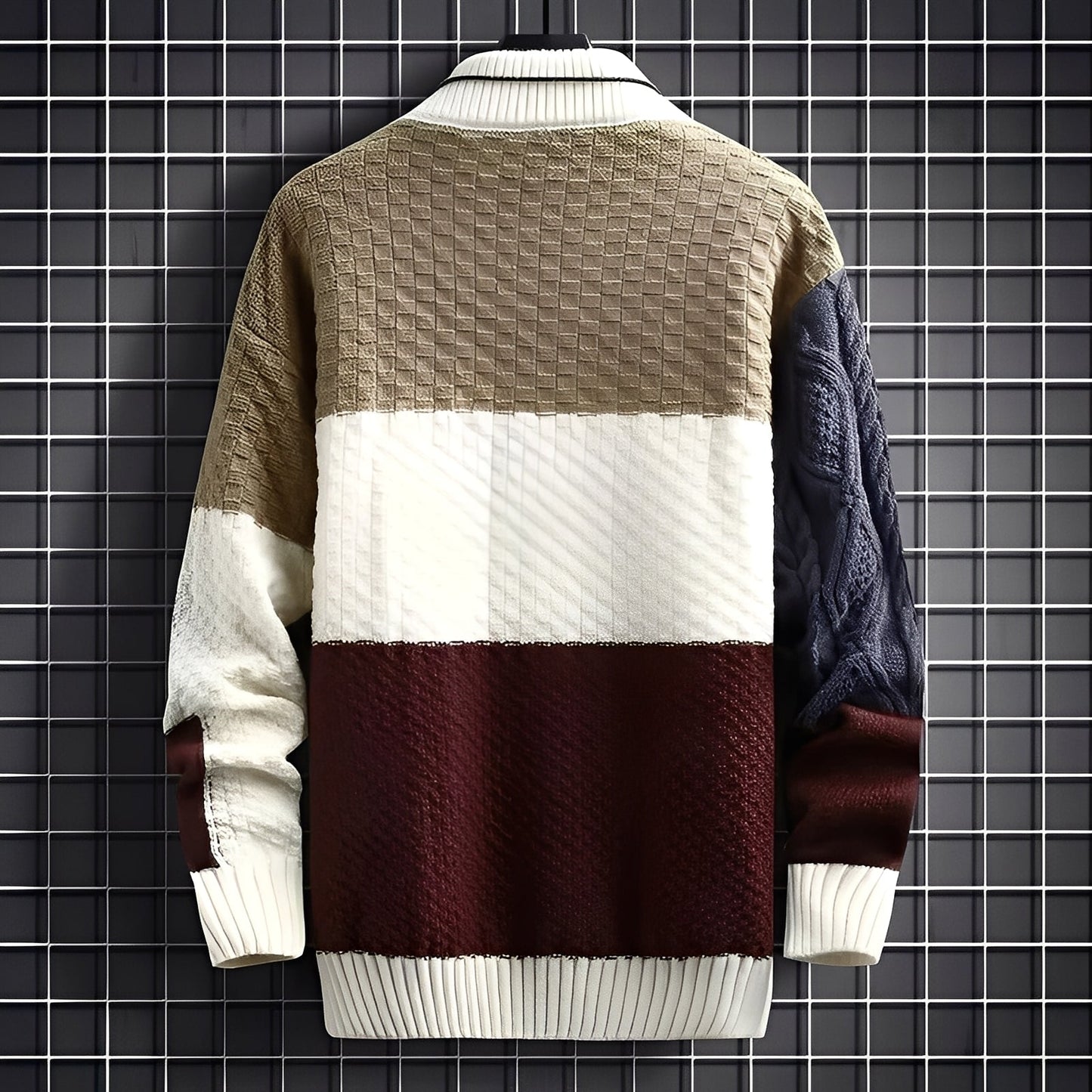 Eugene - Modischer, locker geschnittener Herrenpullover