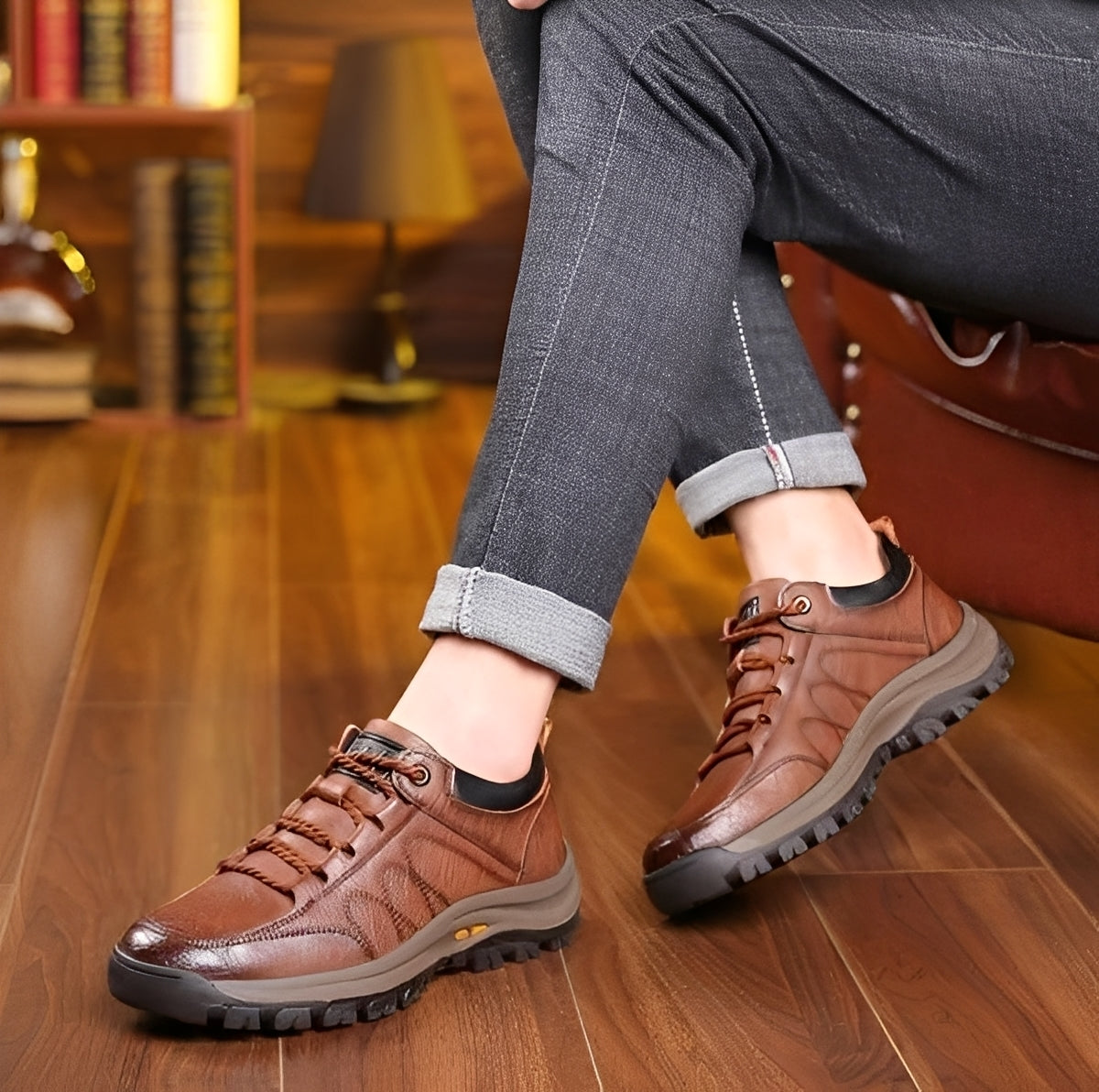 Randolf - Elegante rutschfeste Lederschuhe für Männer