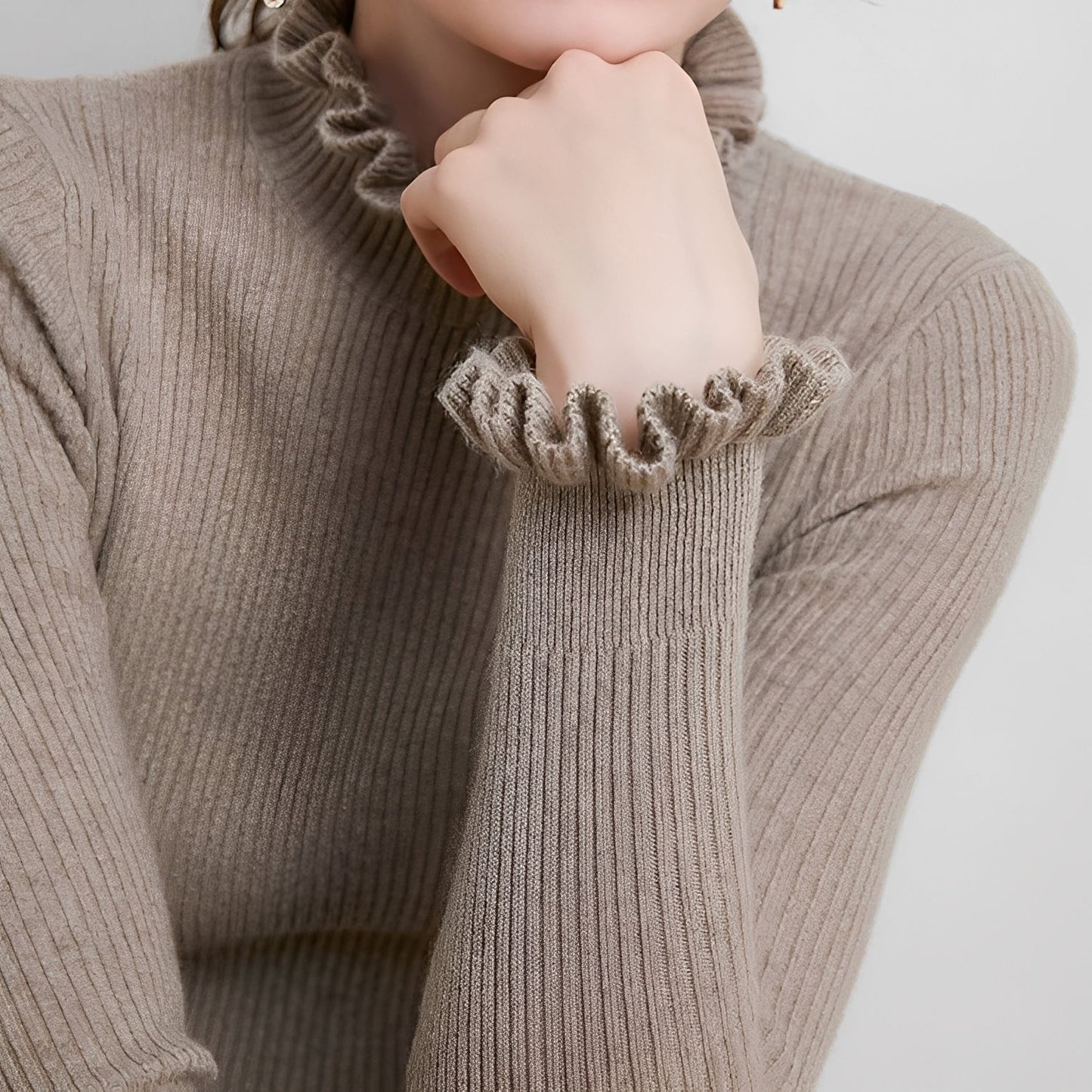 Keitha - Damen-Rollkragenpullover aus Kaschmir