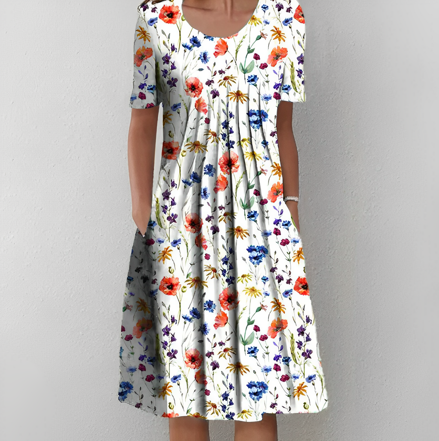 Jasmin – Stilvolles Sommer-Midikleid