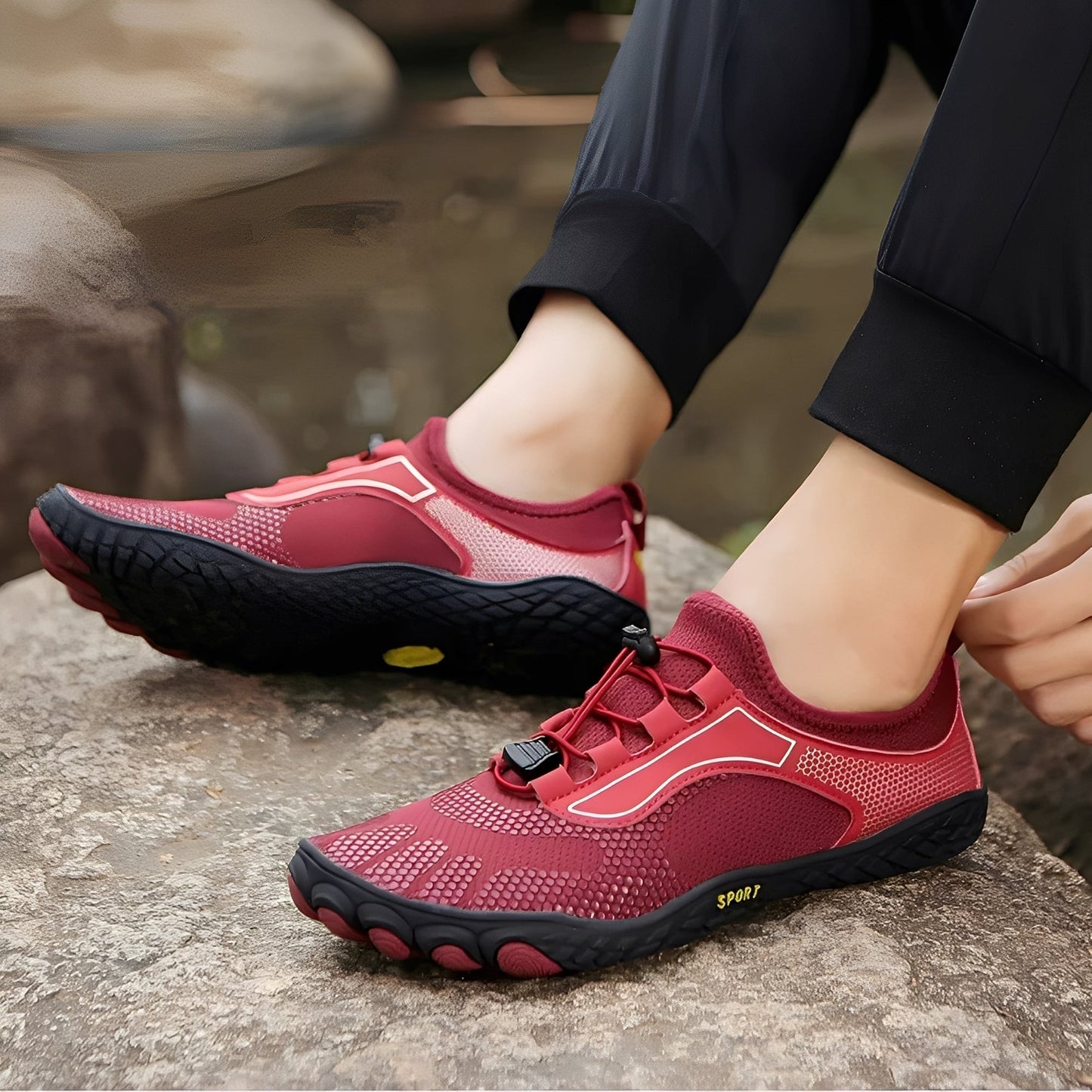Garnet - Bequeme Herrenschuhe für den Außenbereich