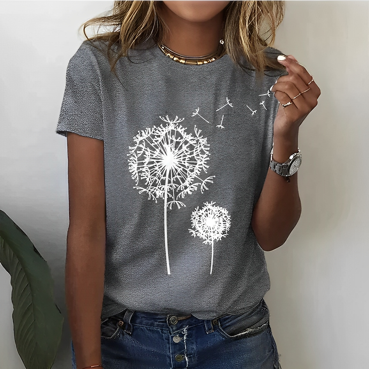 Lilly – Sommer Shirt mit Rundhals