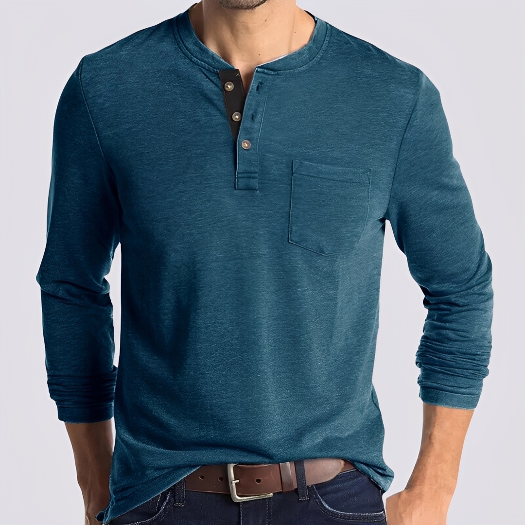 Dashiell - Bequemes Herren-Langarmshirt