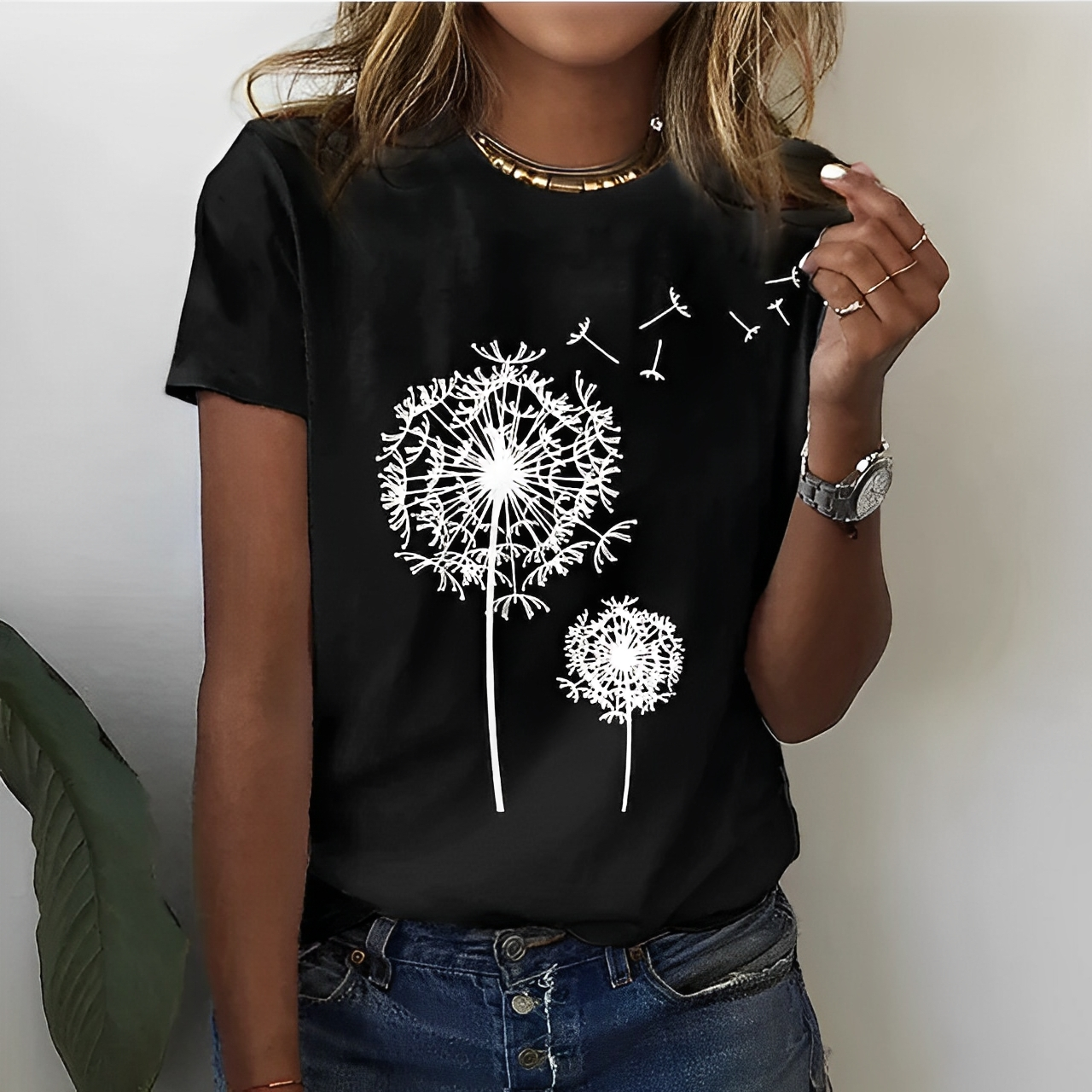 Lilly – Sommer Shirt mit Rundhals
