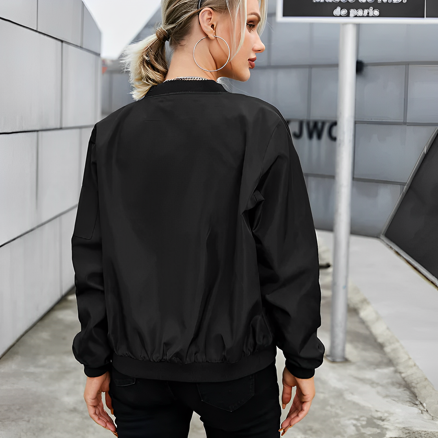 Nora – Bomberjacke mit Zipper