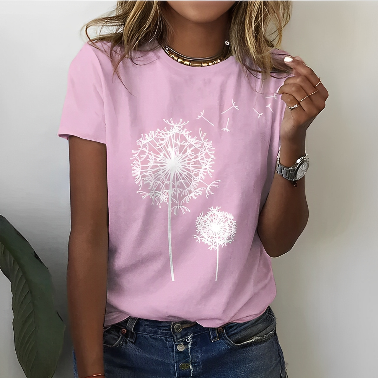 Lilly – Sommer Shirt mit Rundhals