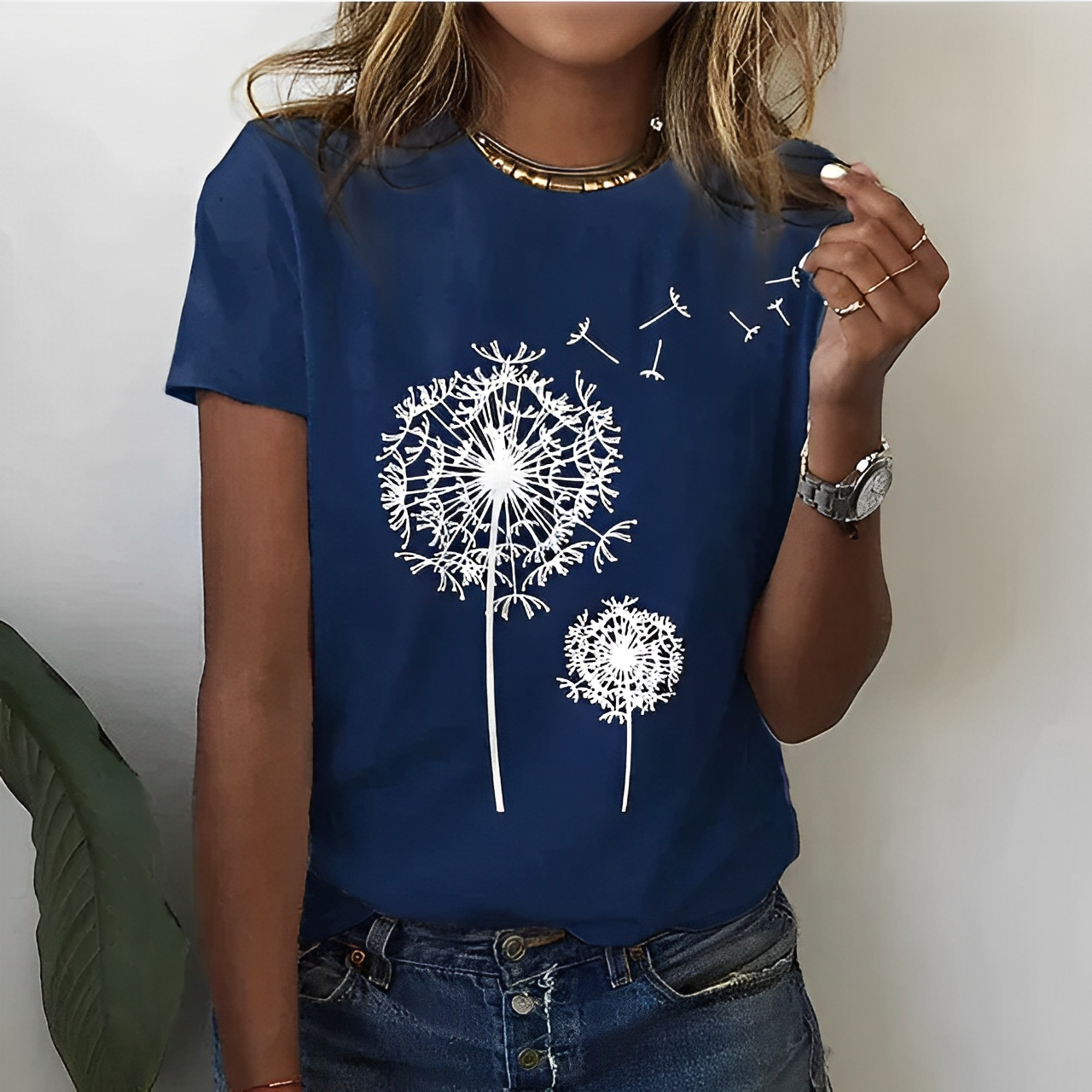 Lilly – Sommer Shirt mit Rundhals