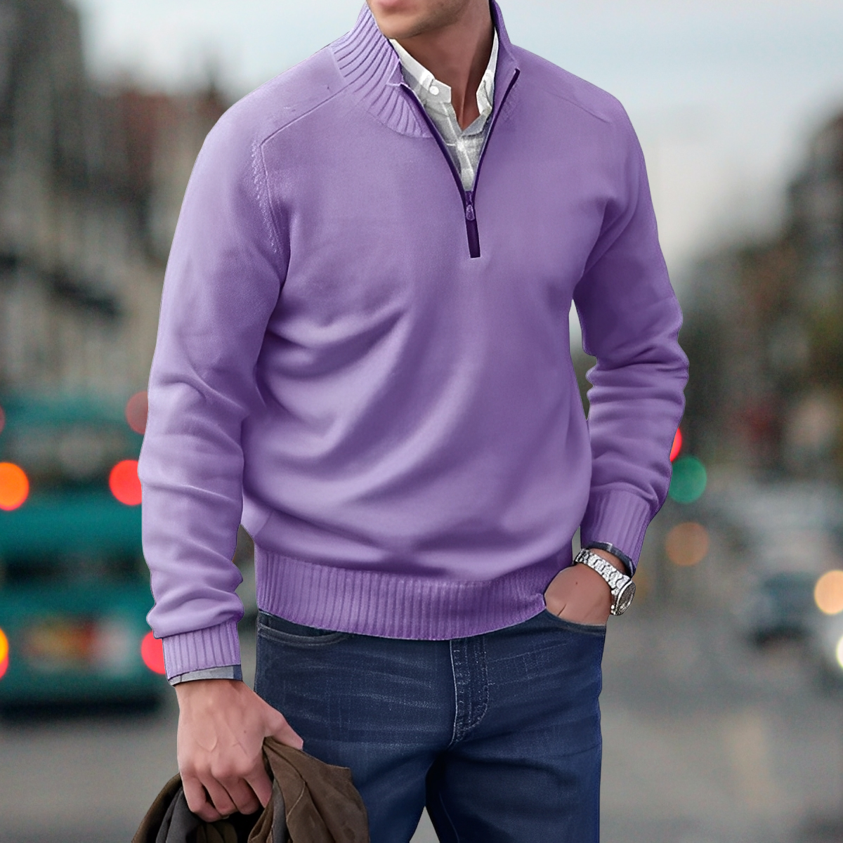 Adrian – Zipper-Pullover