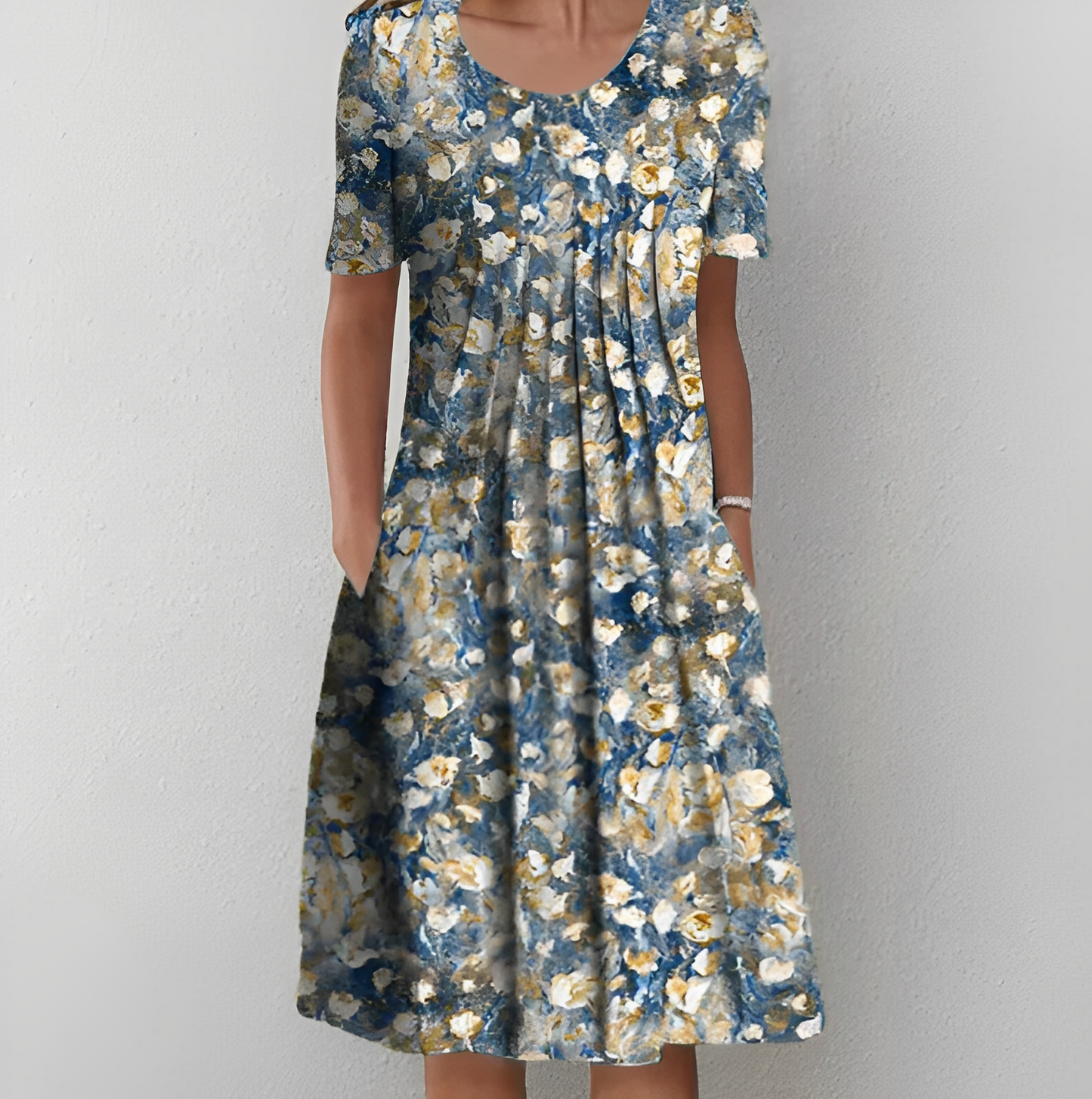 Jasmin – Stilvolles Sommer-Midikleid