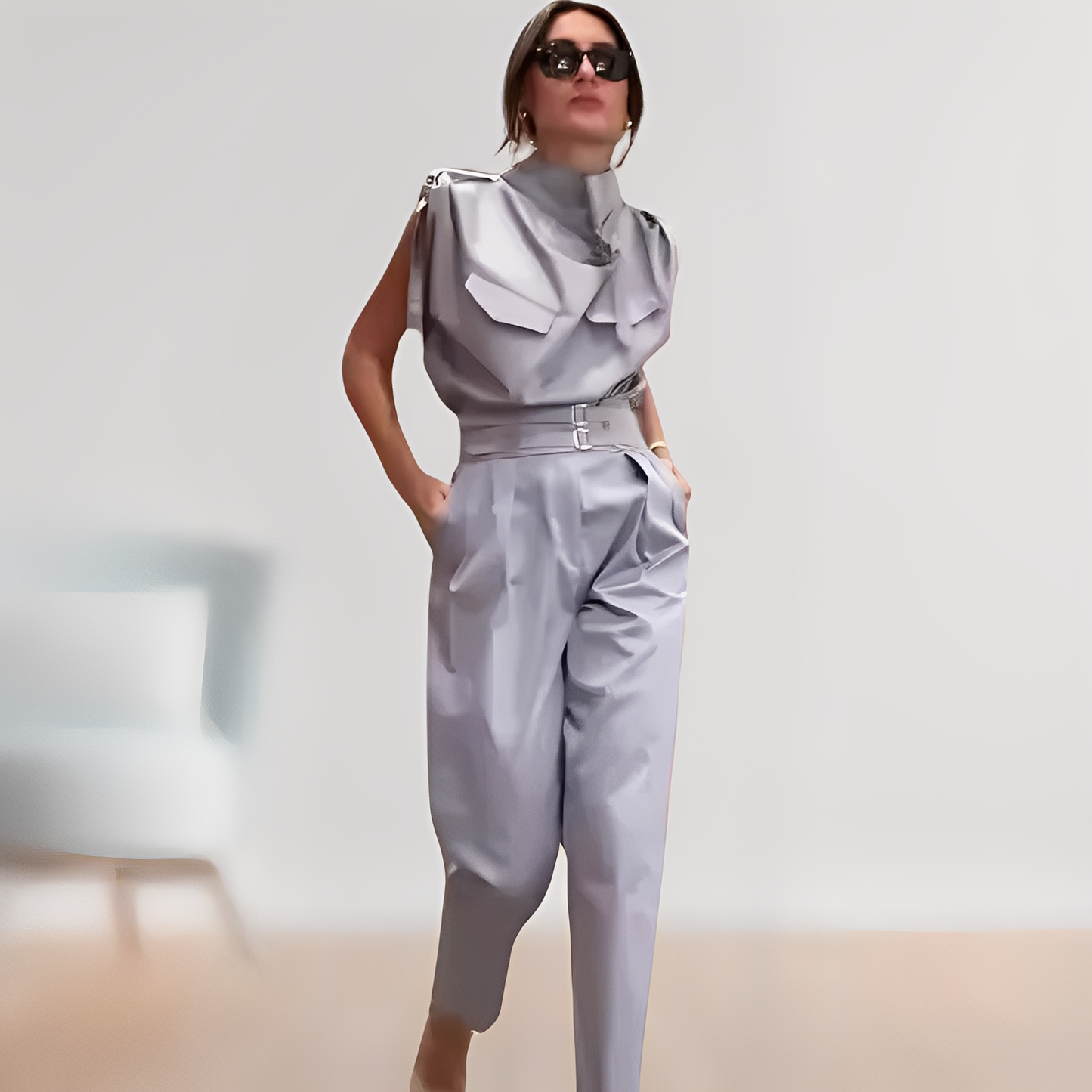 Leona – Moderner ärmelloser Overall