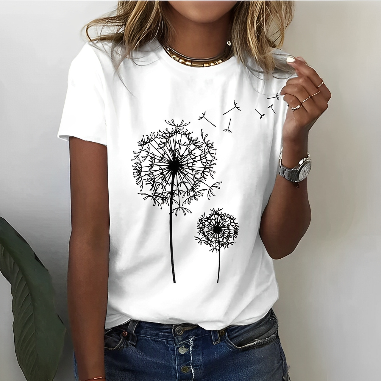 Lilly – Sommer Shirt mit Rundhals