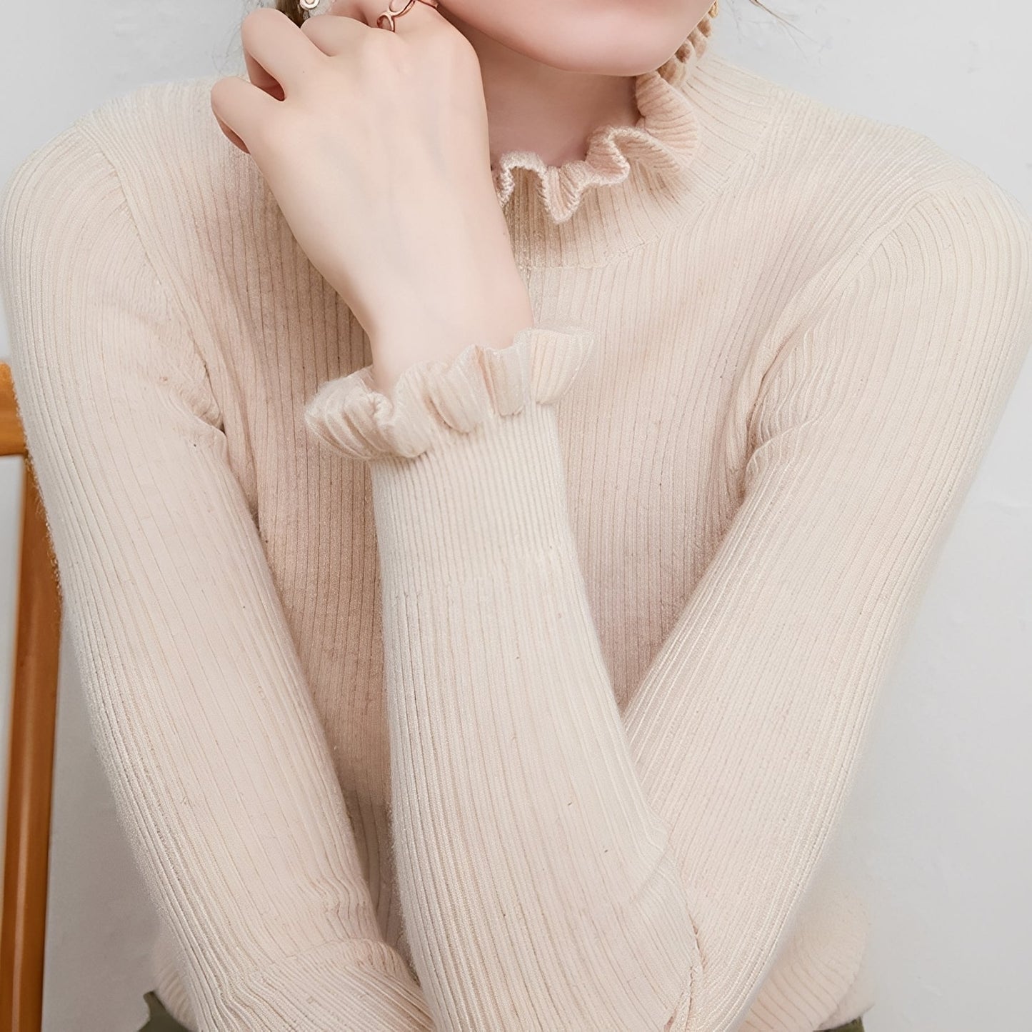 Keitha - Damen-Rollkragenpullover aus Kaschmir