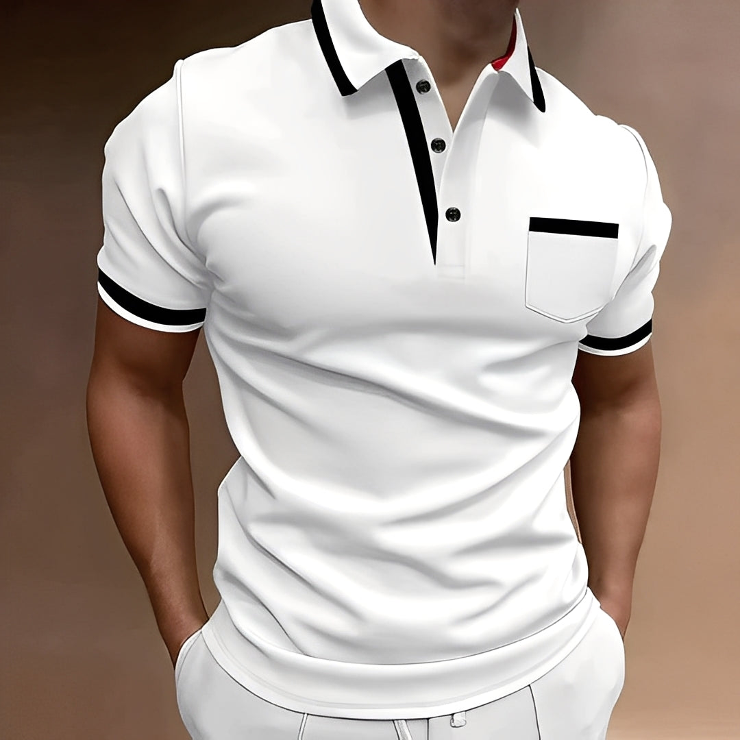 Callahan - Stilvolles Polo-Shirt mit Tasche für Männer
