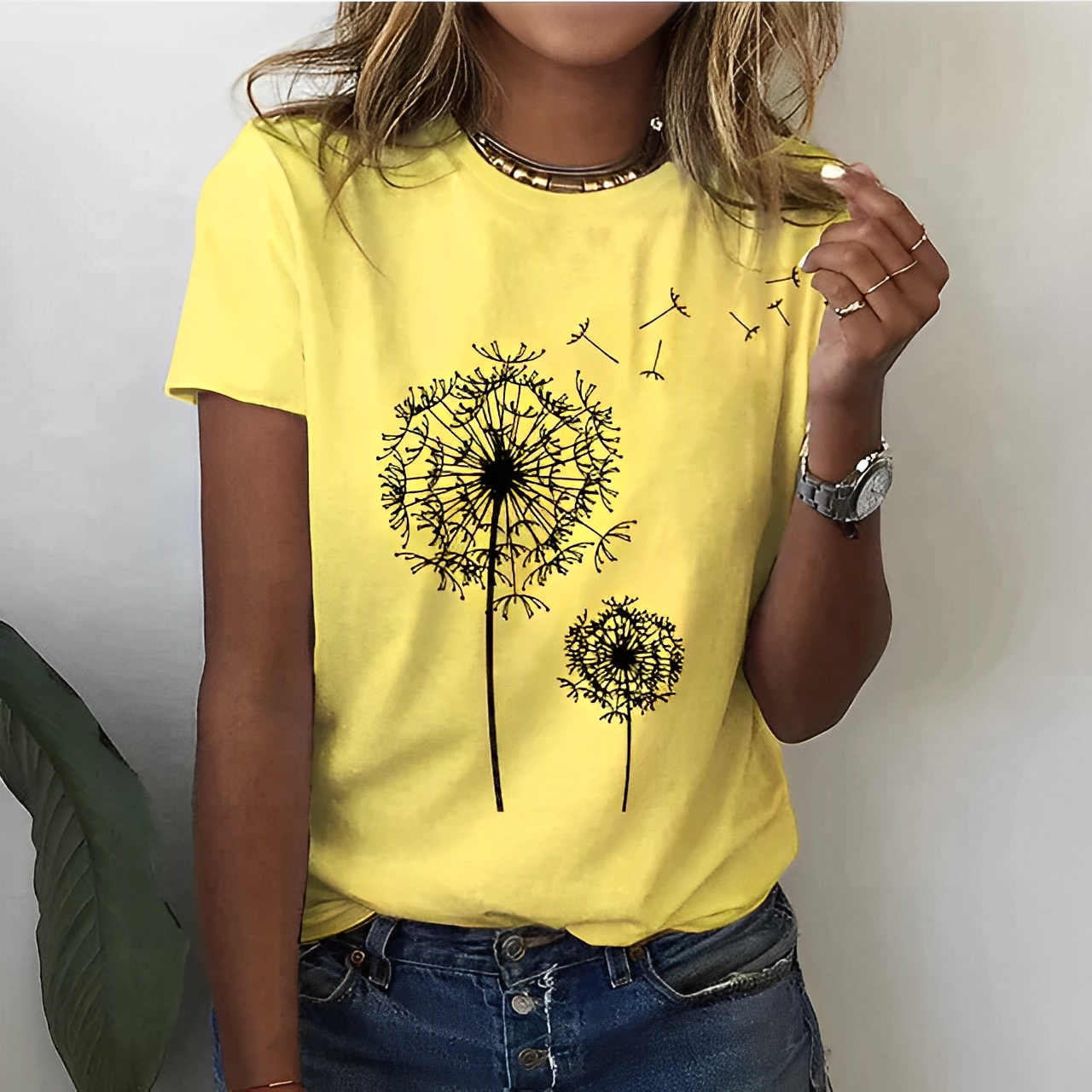 Lilly – Sommer Shirt mit Rundhals