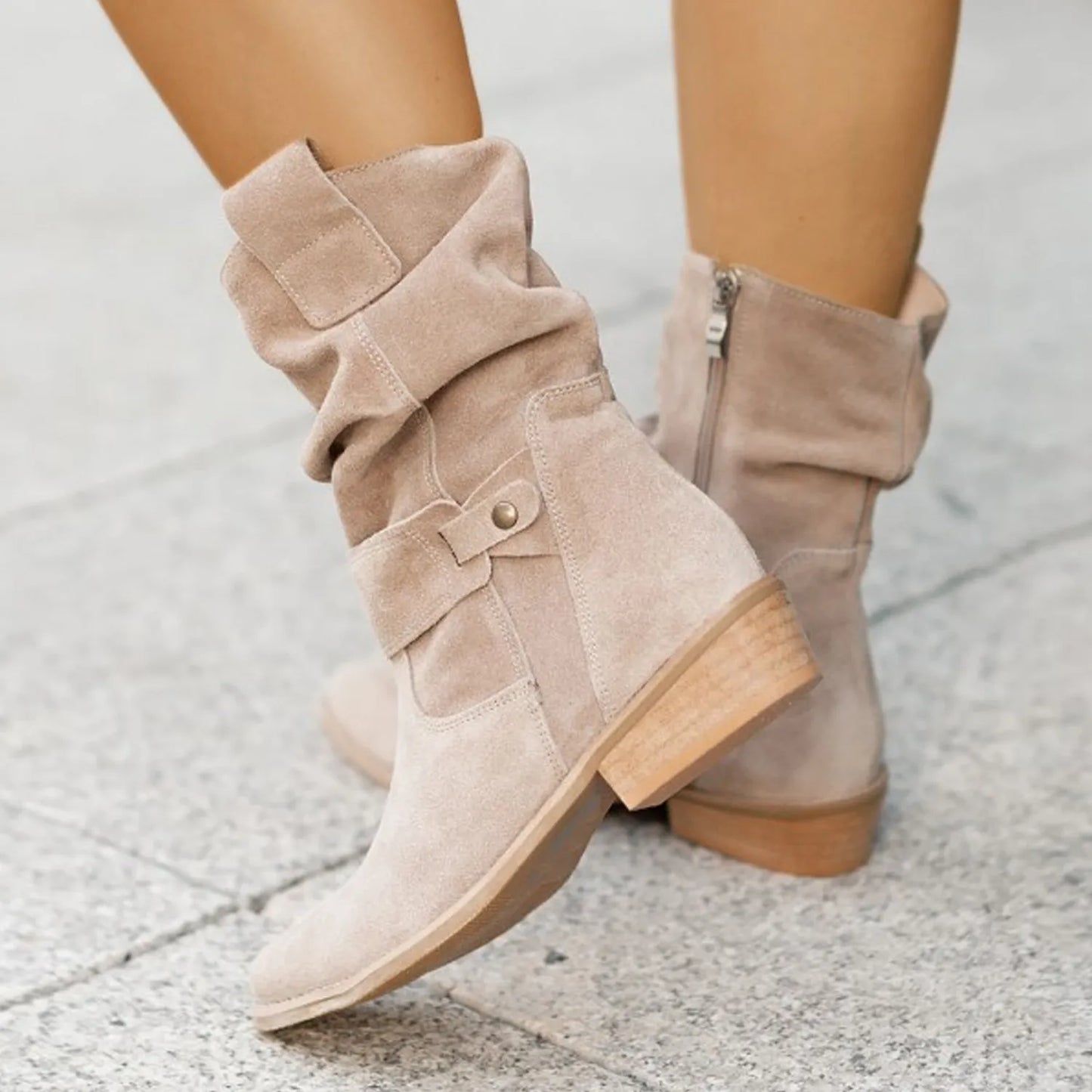 Elisa – Wildleder-Booties | Schick & Bequem
