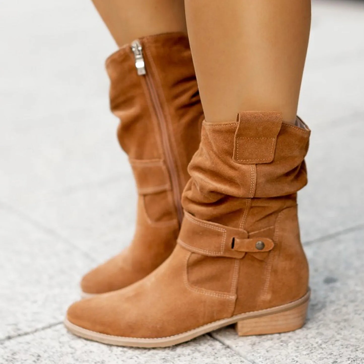 Elisa – Wildleder-Booties | Schick & Bequem