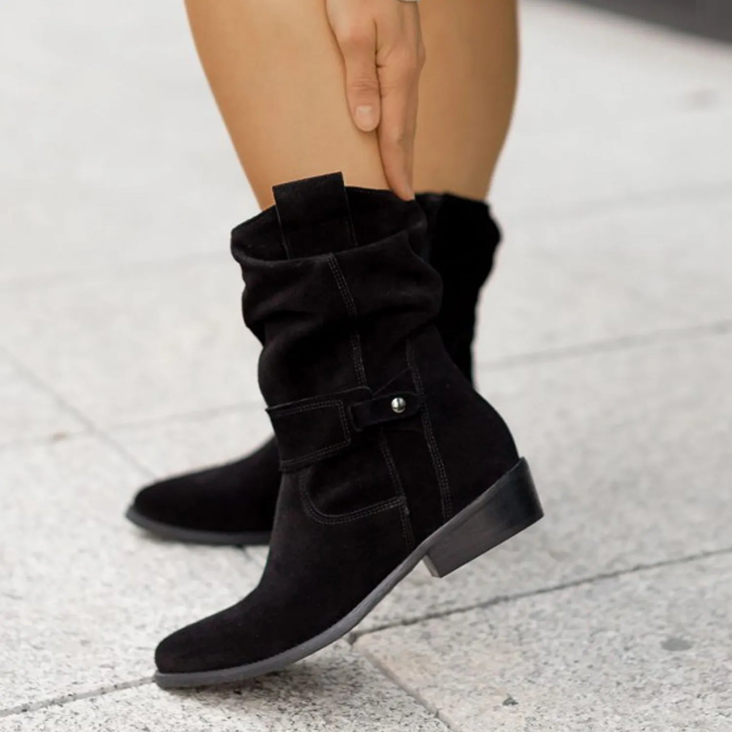 Elisa – Wildleder-Booties | Schick & Bequem