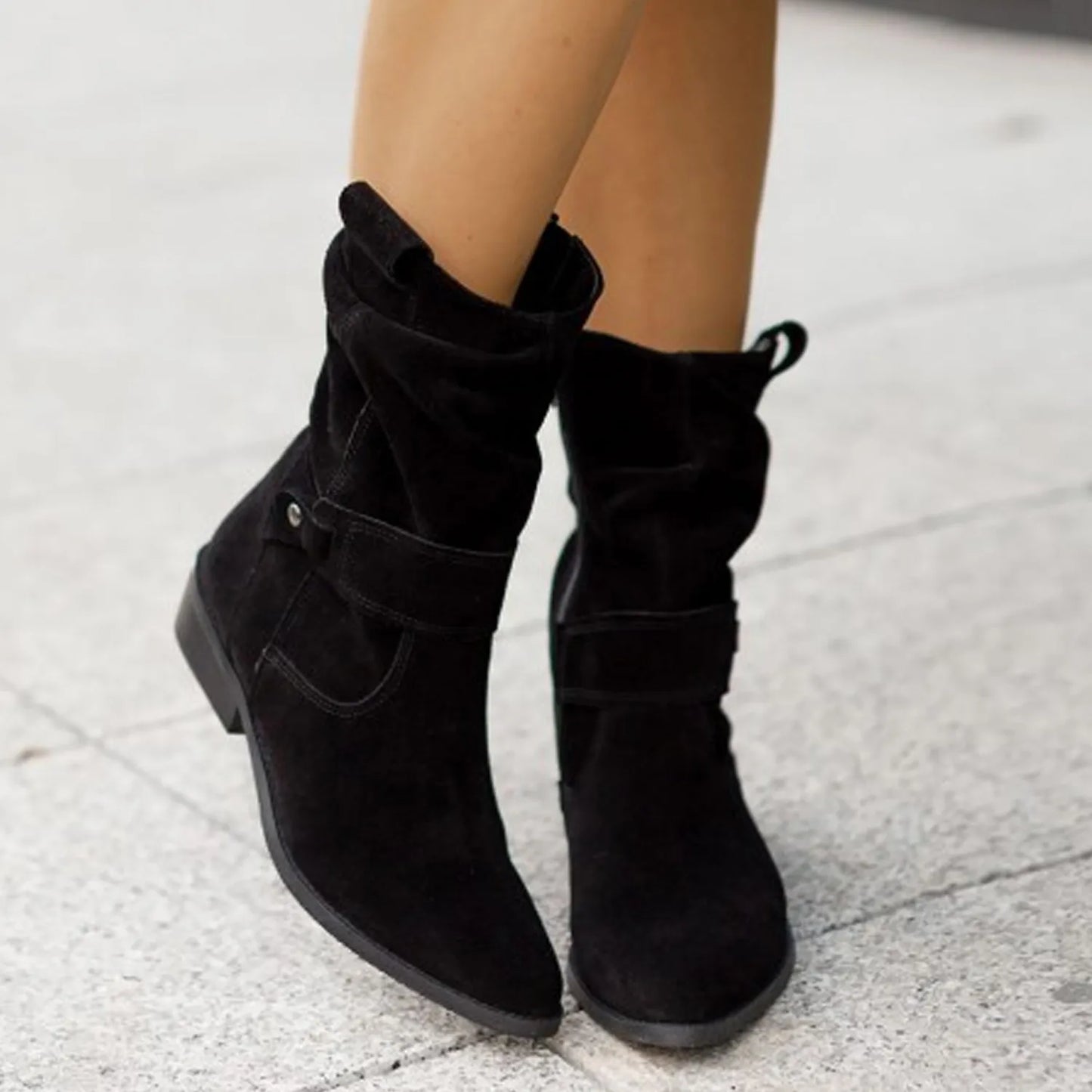 Elisa – Wildleder-Booties | Schick & Bequem