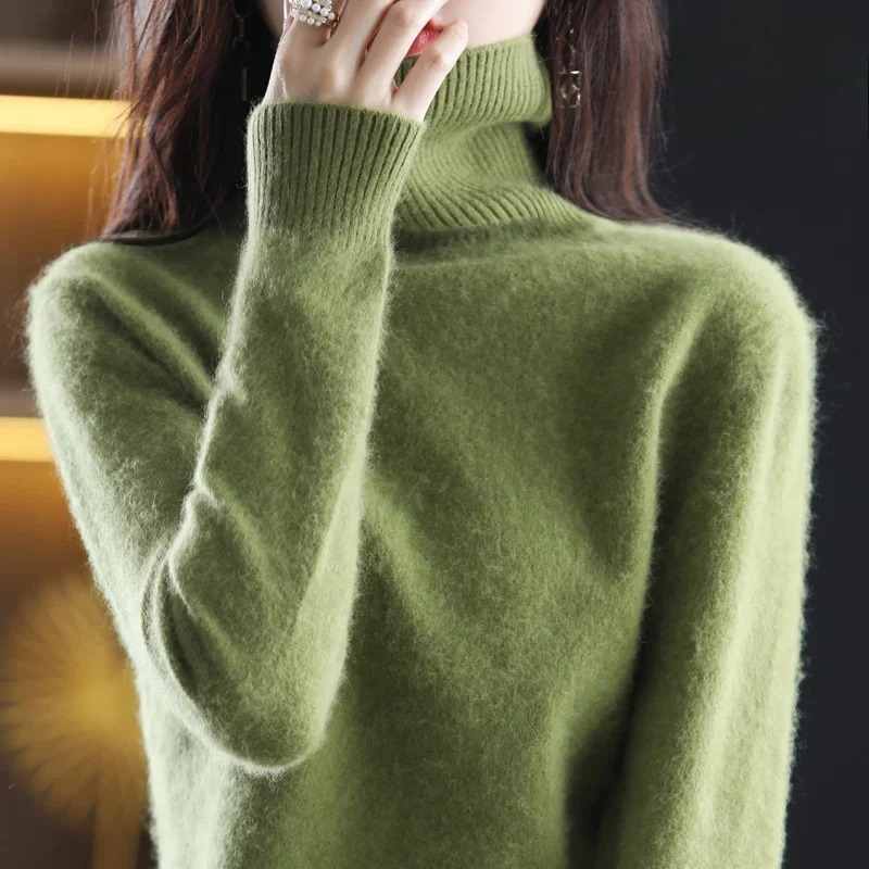 Letizia – Schicker Pullover mit hohem Kragen