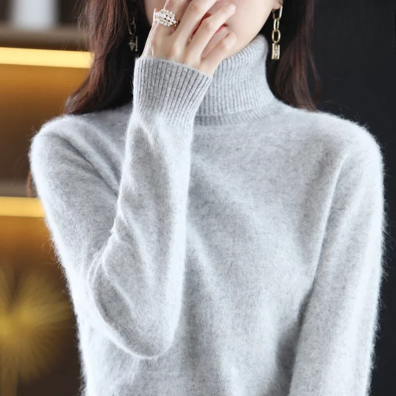 Letizia – Schicker Pullover mit hohem Kragen