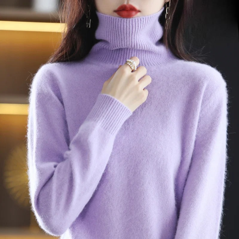 Letizia – Schicker Pullover mit hohem Kragen