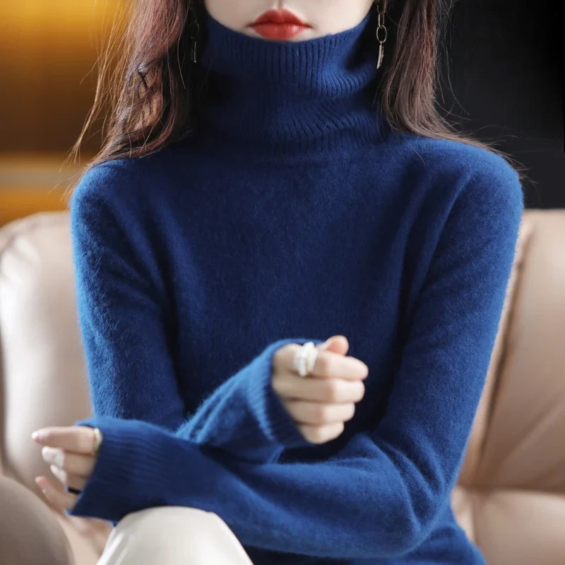 Letizia – Schicker Pullover mit hohem Kragen