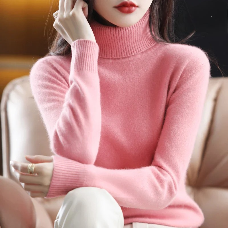 Letizia – Schicker Pullover mit hohem Kragen