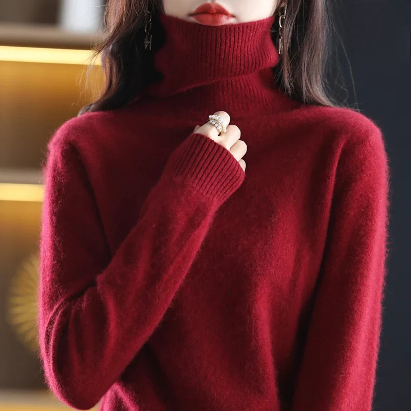 Letizia – Schicker Pullover mit hohem Kragen