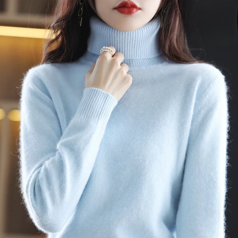 Letizia – Schicker Pullover mit hohem Kragen