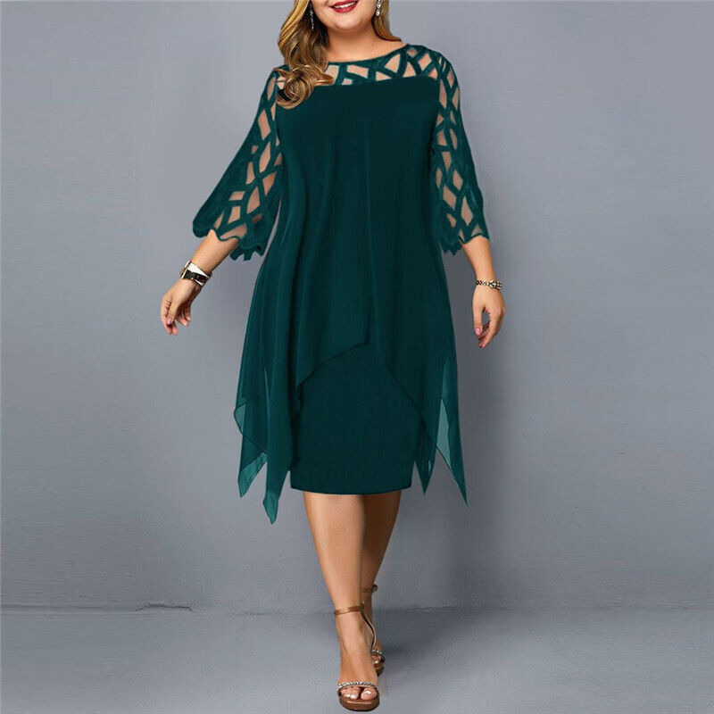 Savanna - Chiffon-Damenkleid für große Größen
