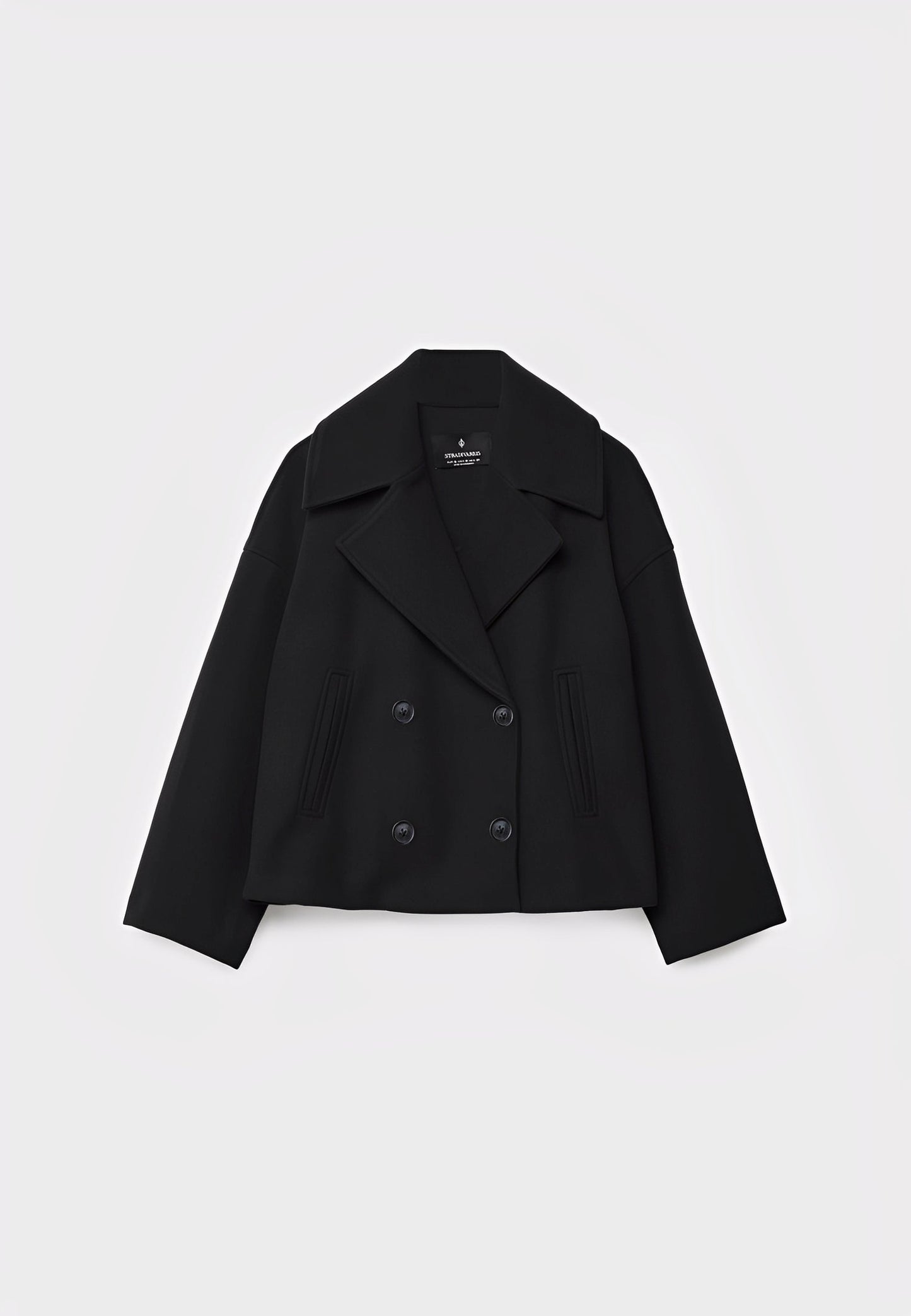 Claire – Kurze Modische Zweireihige Jacke