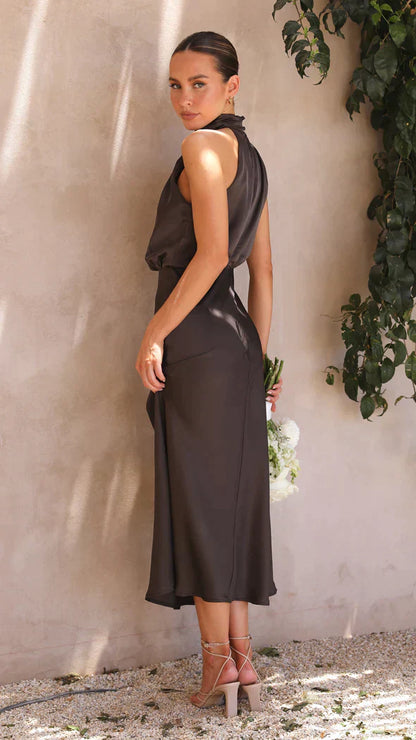 Nancy - Schimmerndes, langes Kleid für Damen