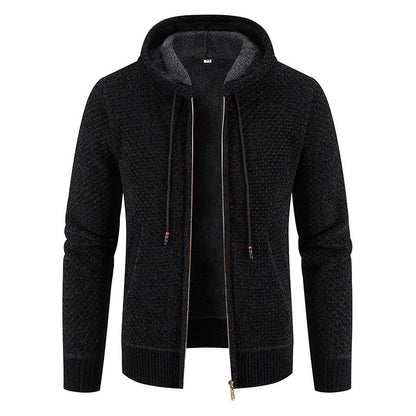 Roswell - Stylisher Herren-Cardigan mit Kapuze