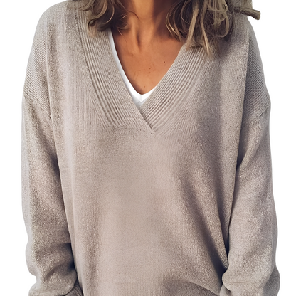 Camryn - Damenpullover aus lockerem Strick