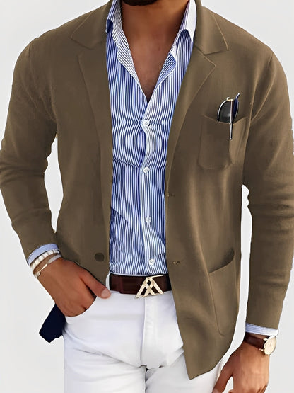 Darrin - Herren-Strickjacke mit Taschen, bequem