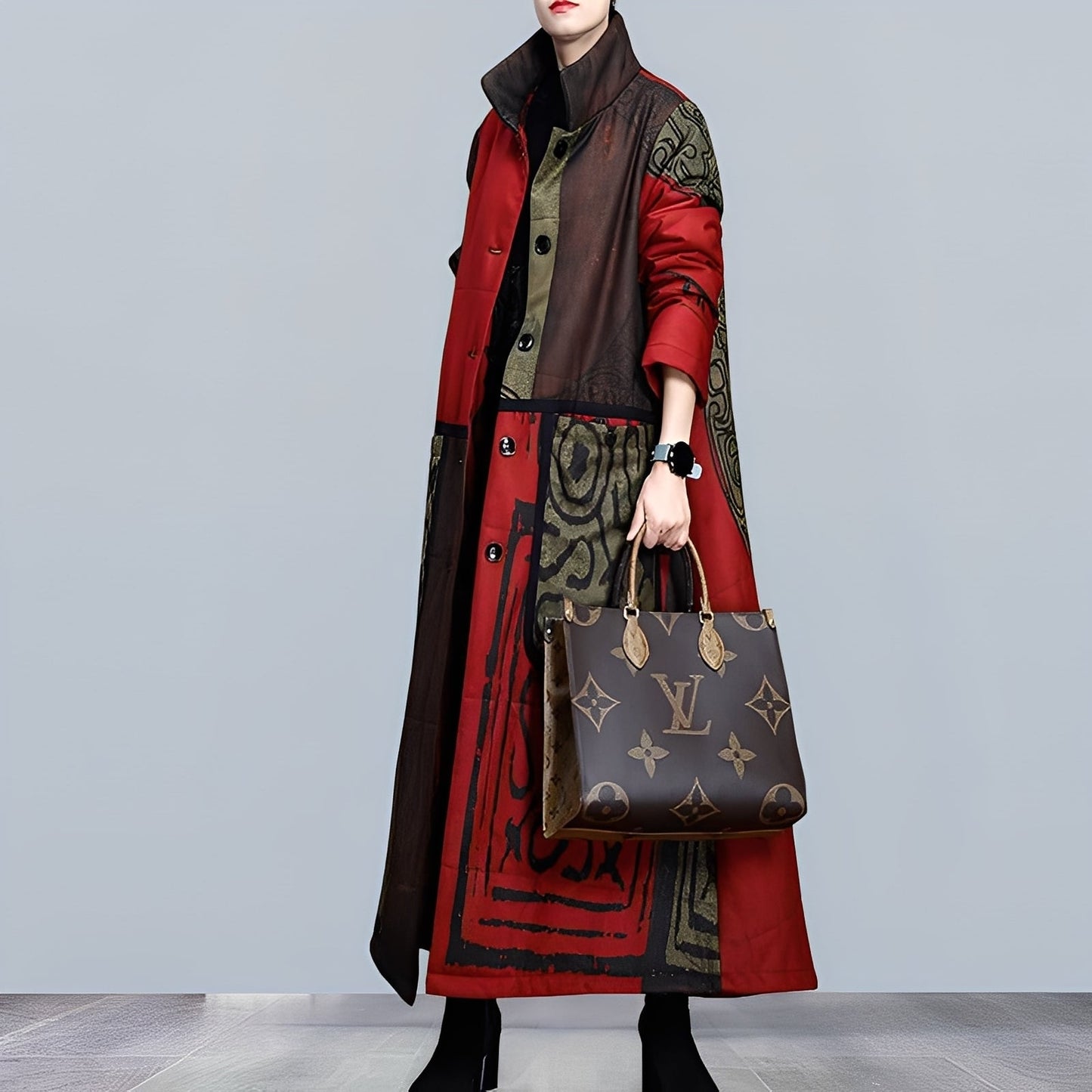 Ashlie - Bequemer Winterparka mit hohem Kragen für Damen
