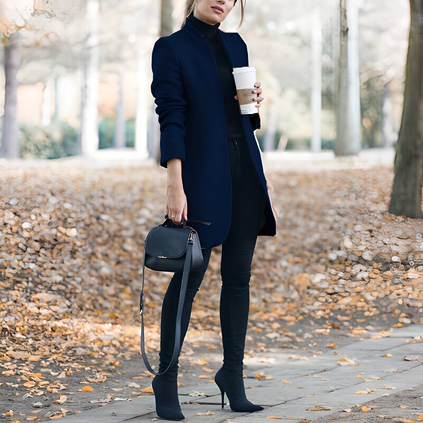 Jazmin - Bequemer, bunter Damen-Wollblazer