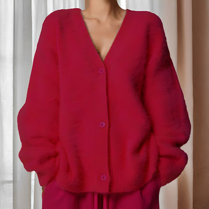 Emberly - Bequemer, weit geschnittener Damen-Kaschmirpullover
