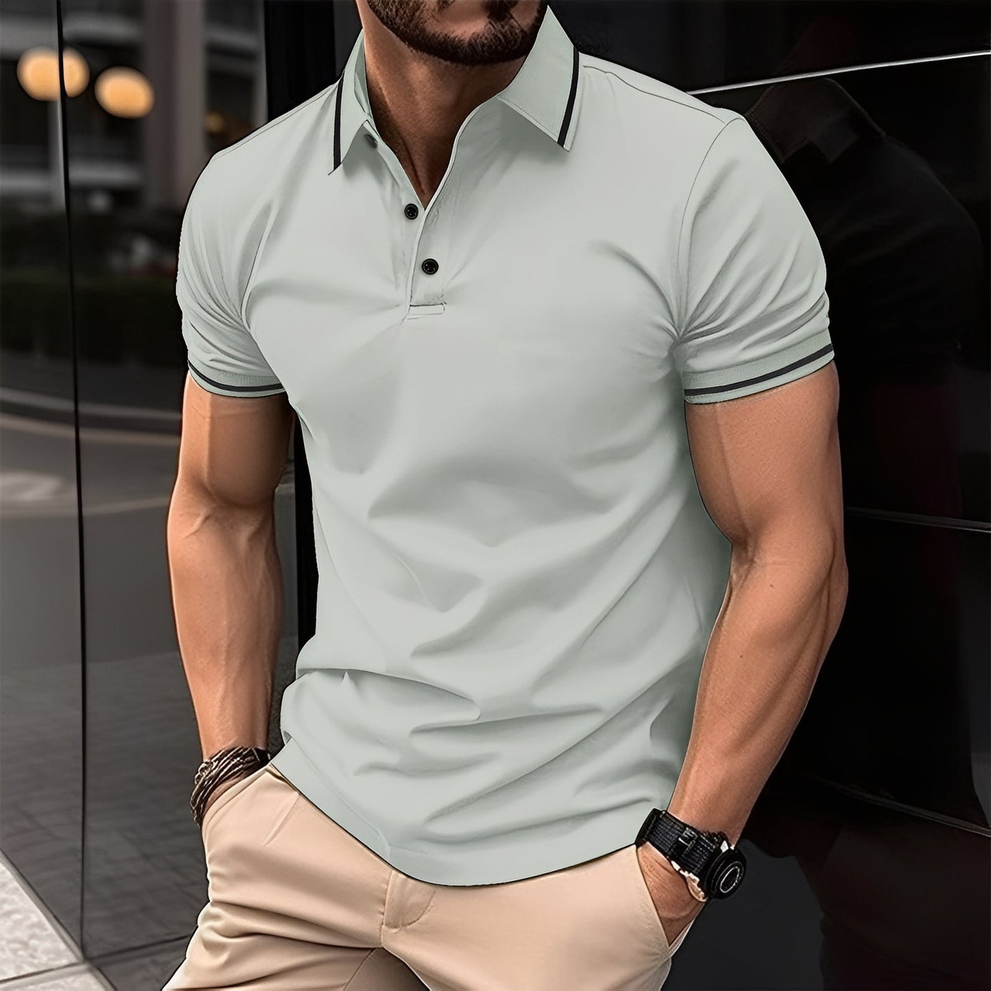 Mervyn - Bequeme, kurzärmelige Herren-Sport-Shirts