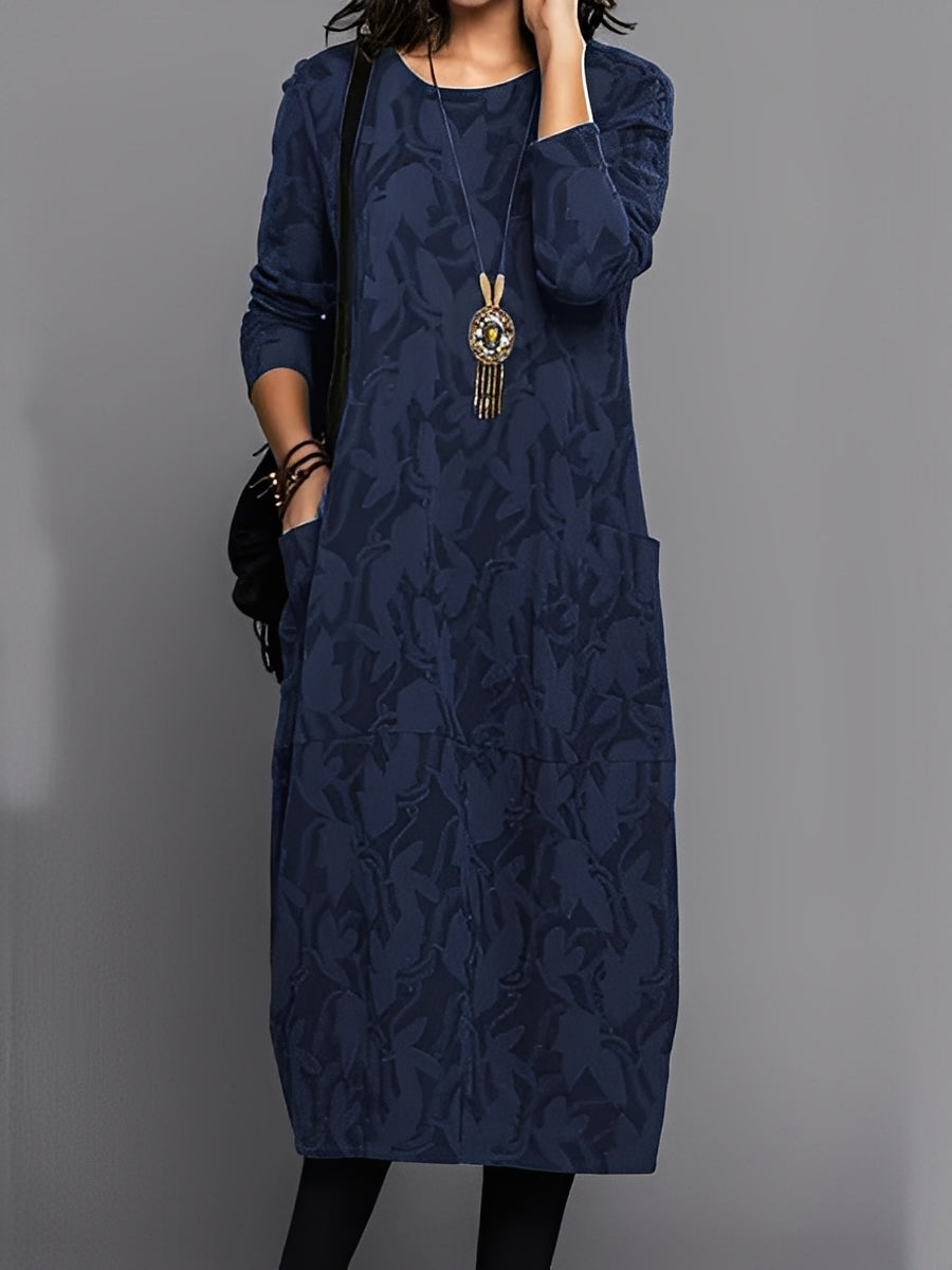 Kadence - Stilvolles Damenkleid mit langen Ärmeln