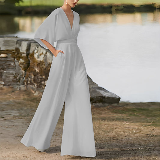 Carmella - Bequemer Damen-Jumpsuit mit hohem Bund