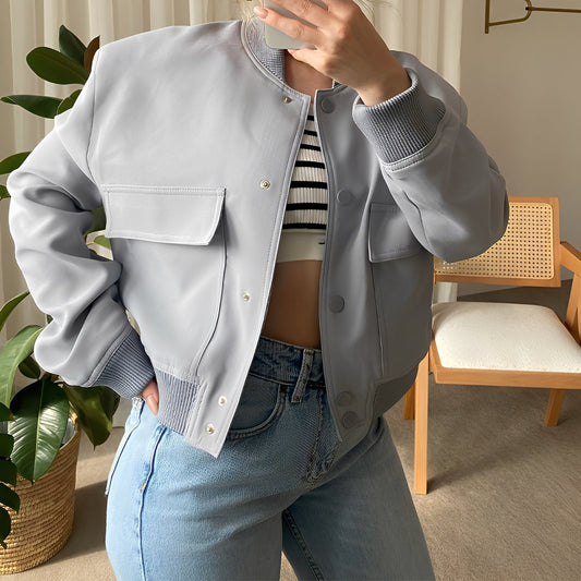 Marva - Bequeme und weite Frauenjacke mit großen Taschen