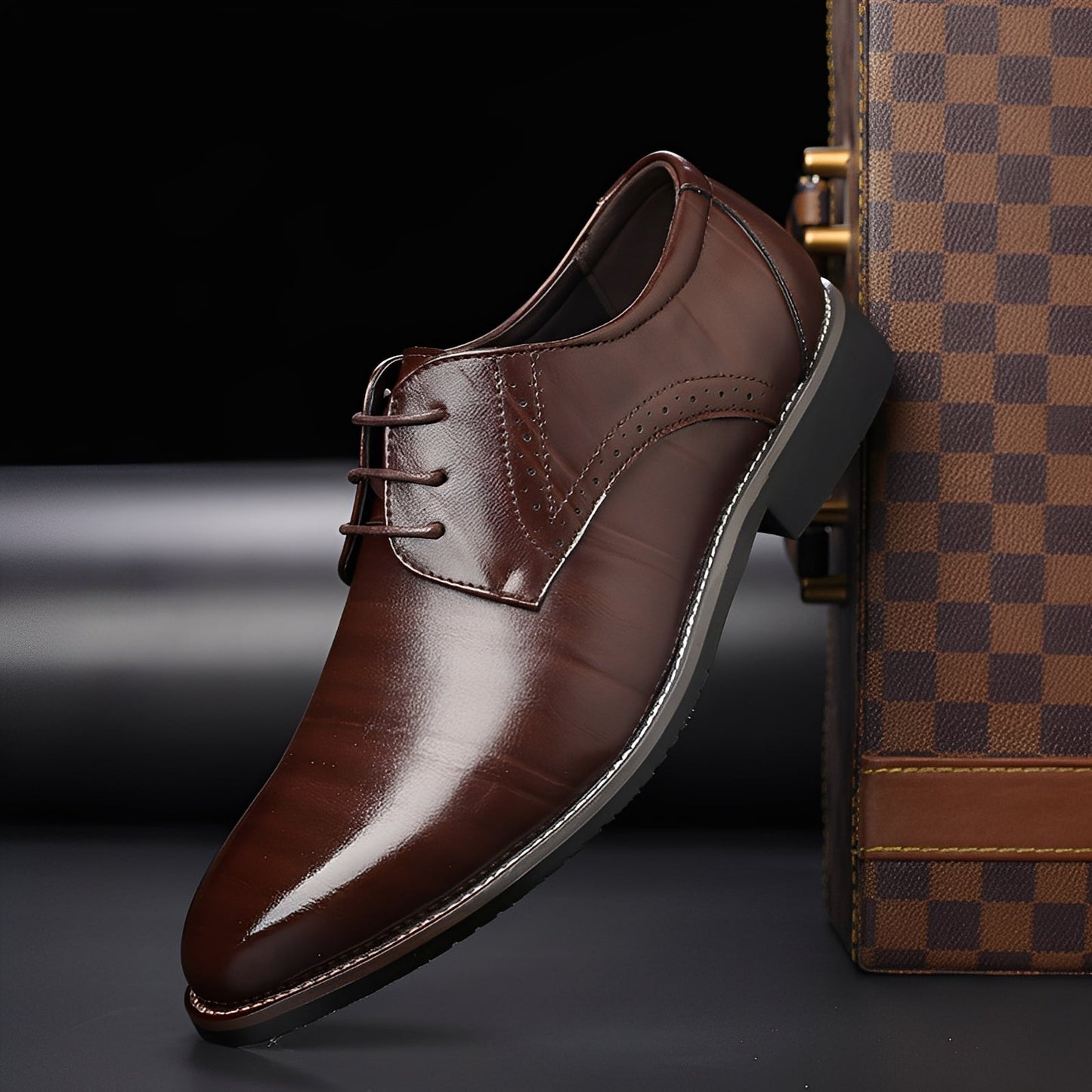 Beckham - Stilvolle Schnürschuhe im Brogue-Stil für Herren