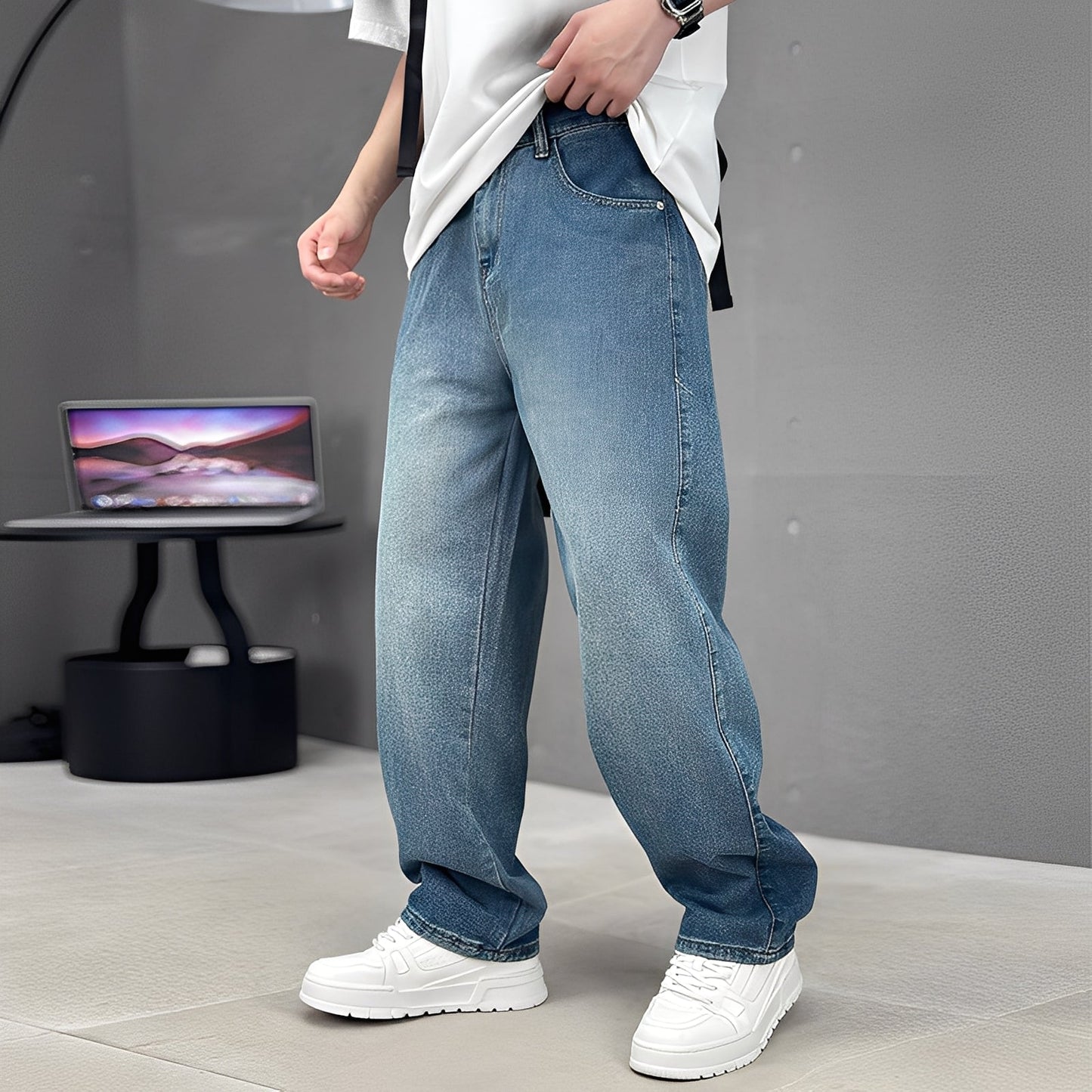 Wendell - Stylische Herrenjeans mit lockerem Schnitt