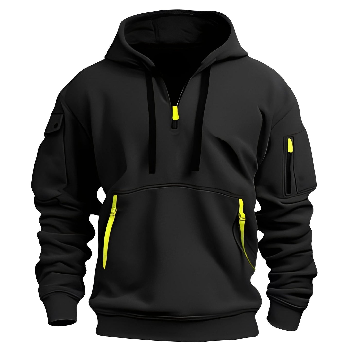 Burton - Männer-Hoodie mit halbem Reißverschluss